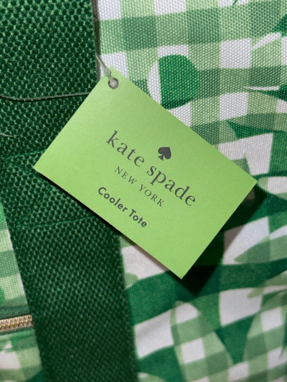 kate spade New York Daisy Gingham Cooler Tote - Picture 3 of 15
